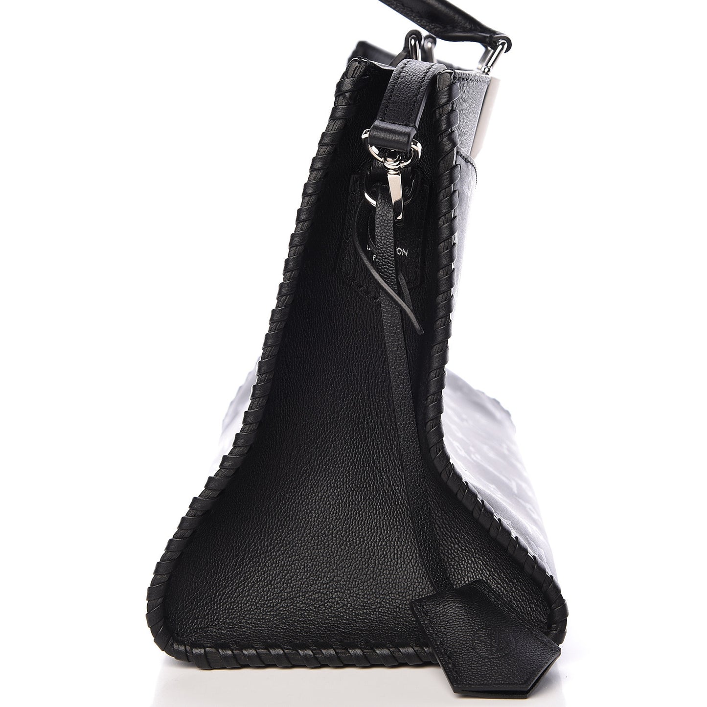 Monogram Cuir Plume Very Zipped Tote Black