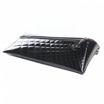 Chanel Patent Geometric Quilted Kaleidoscope Shoulder Bag Black 4 of 7