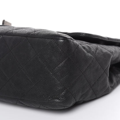 Chanel Washed Caviar Quilted 2.55 Reissue 227 Bijoux Chain Flap Black 9 of 15