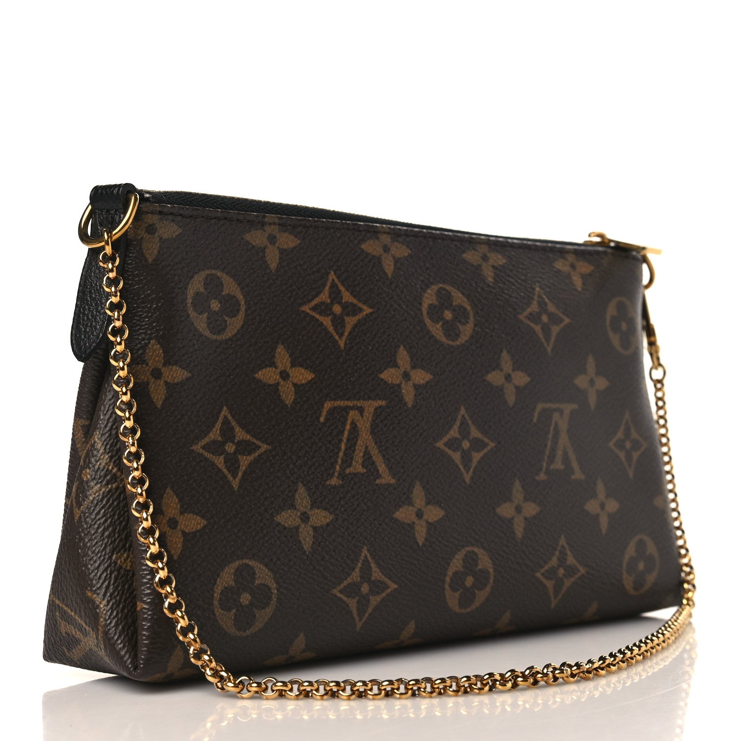 Louis Vuitton Monogram Pallas Clutch Black 2 of 7