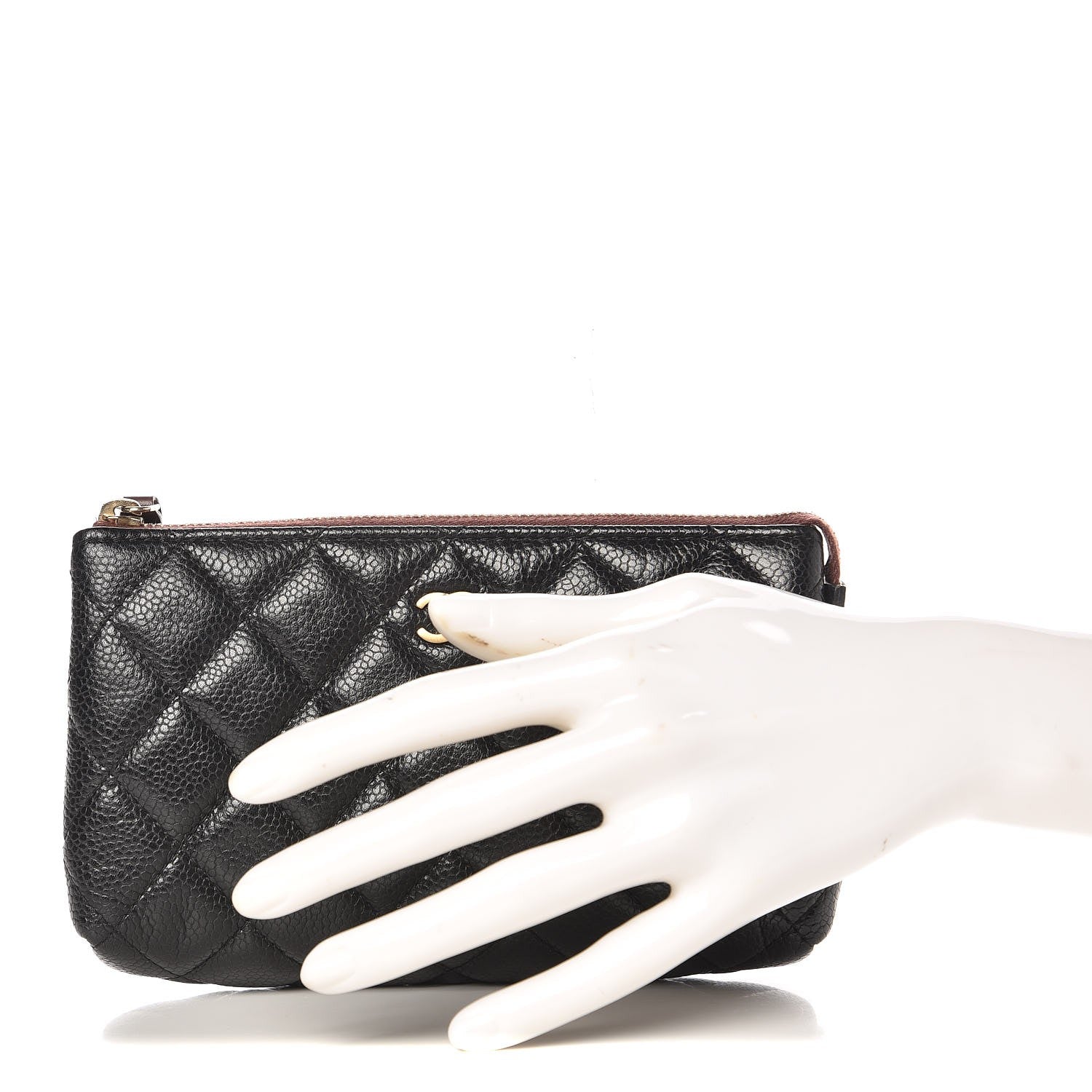 Chanel Caviar Quilted Cosmetic Case Black 12 of 21