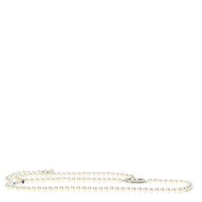 Chanel Pearl CC Double Strand Belt Silver 2 of 3
