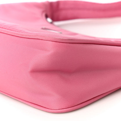 Prada Tessuto Nylon Mini Re-Edition 2000 Bag Begonia 6 of 14