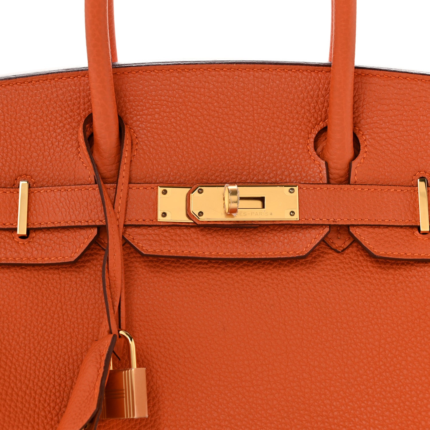 Hermes Togo Birkin 30 Orange 8 of 11