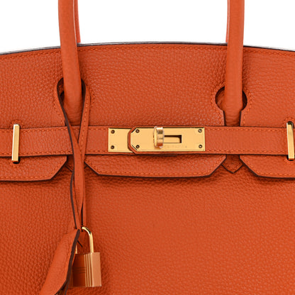 Hermes Togo Birkin 30 Orange 8 of 11