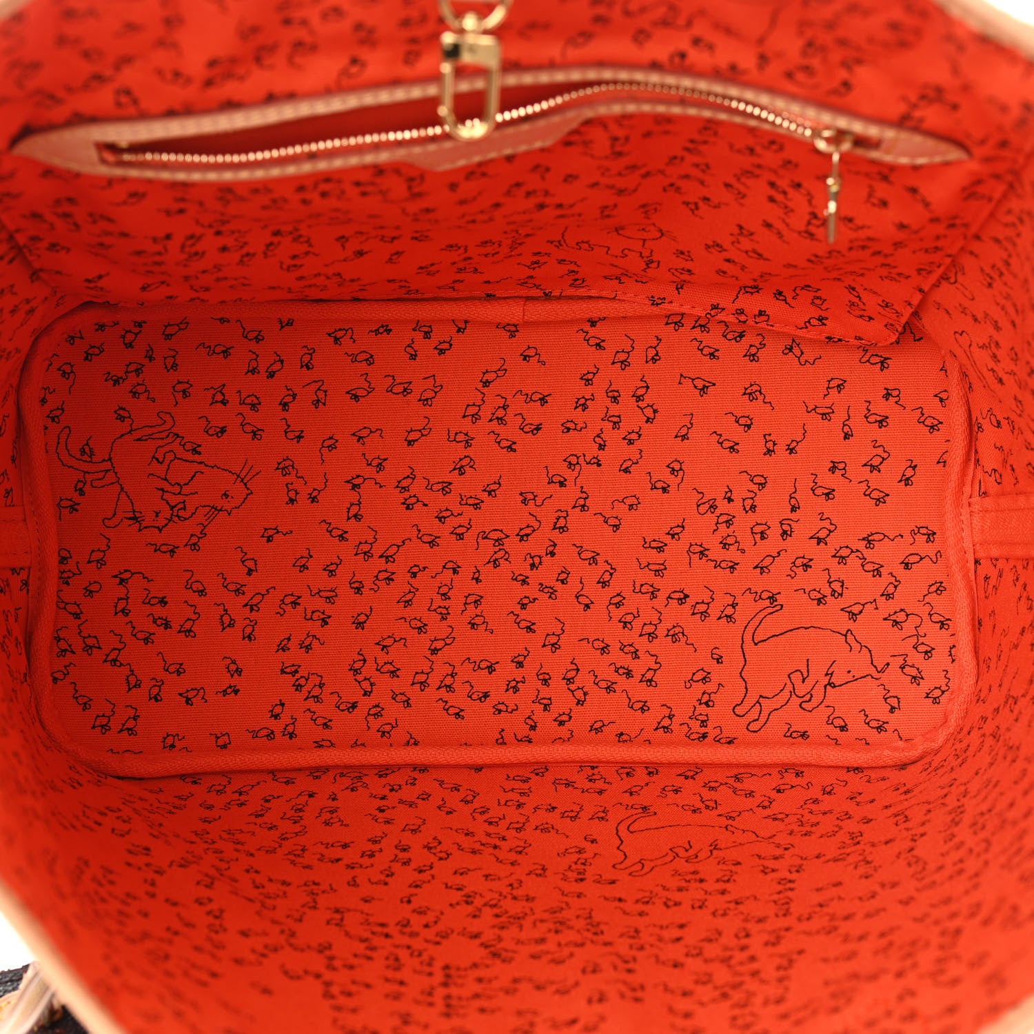 Louis Vuitton Catogram Neverfull MM Marron 6 of 11