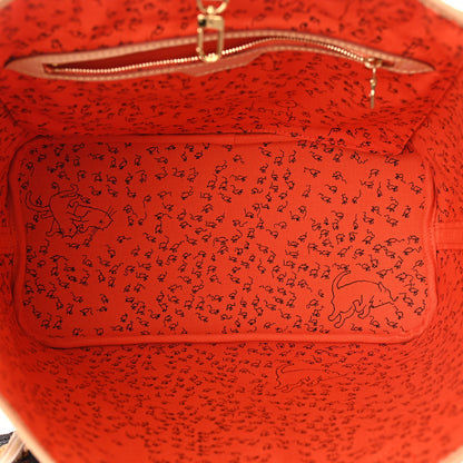 Louis Vuitton Catogram Neverfull MM Marron 6 of 11