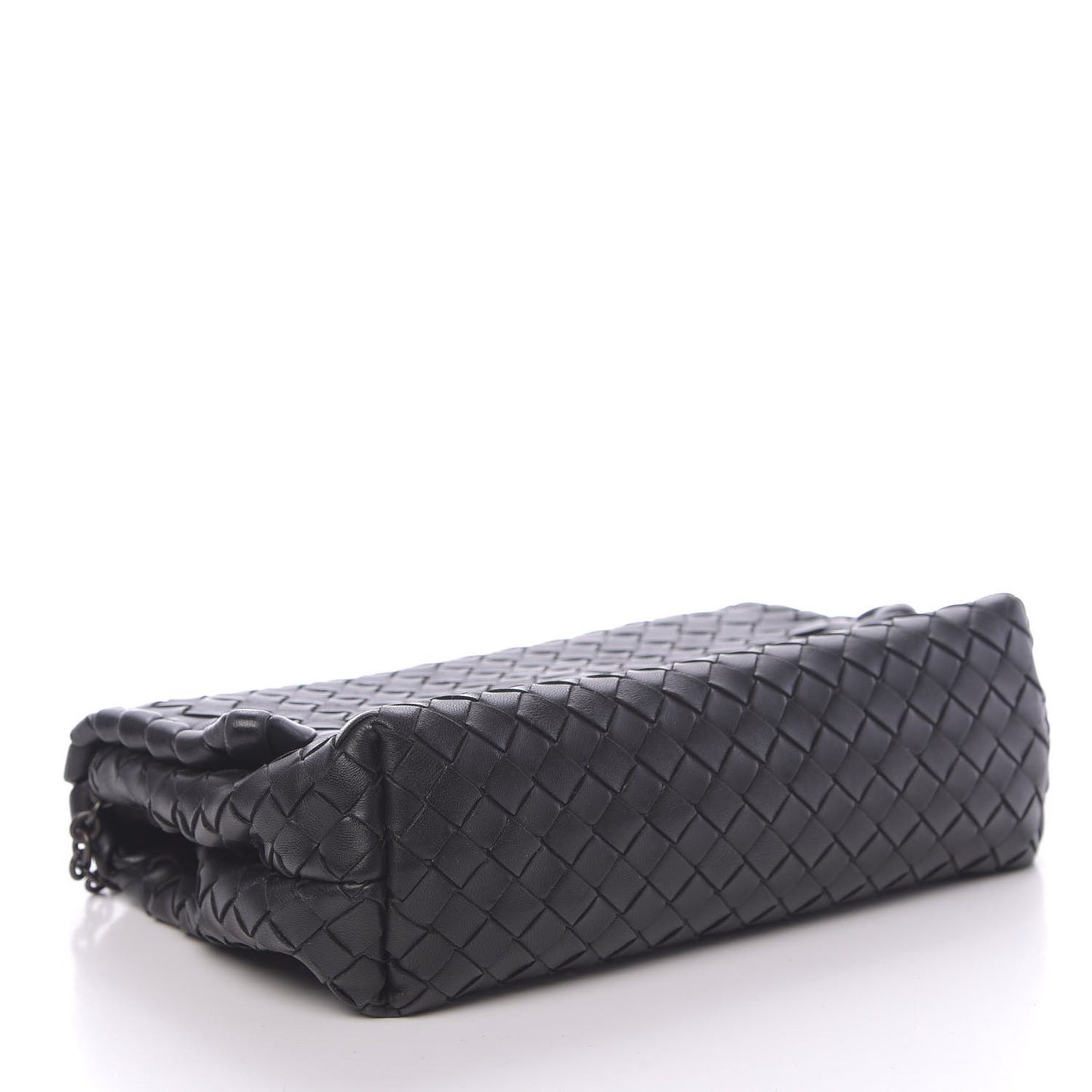Nappa Intrecciato Baby Olimpia Shoulder Bag Black