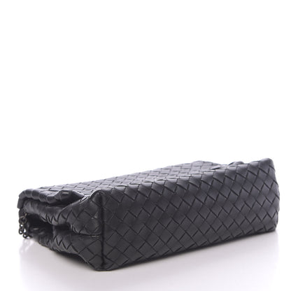 Bottega Veneta Nappa Intrecciato Baby Olimpia Shoulder Bag Black 4 of 9