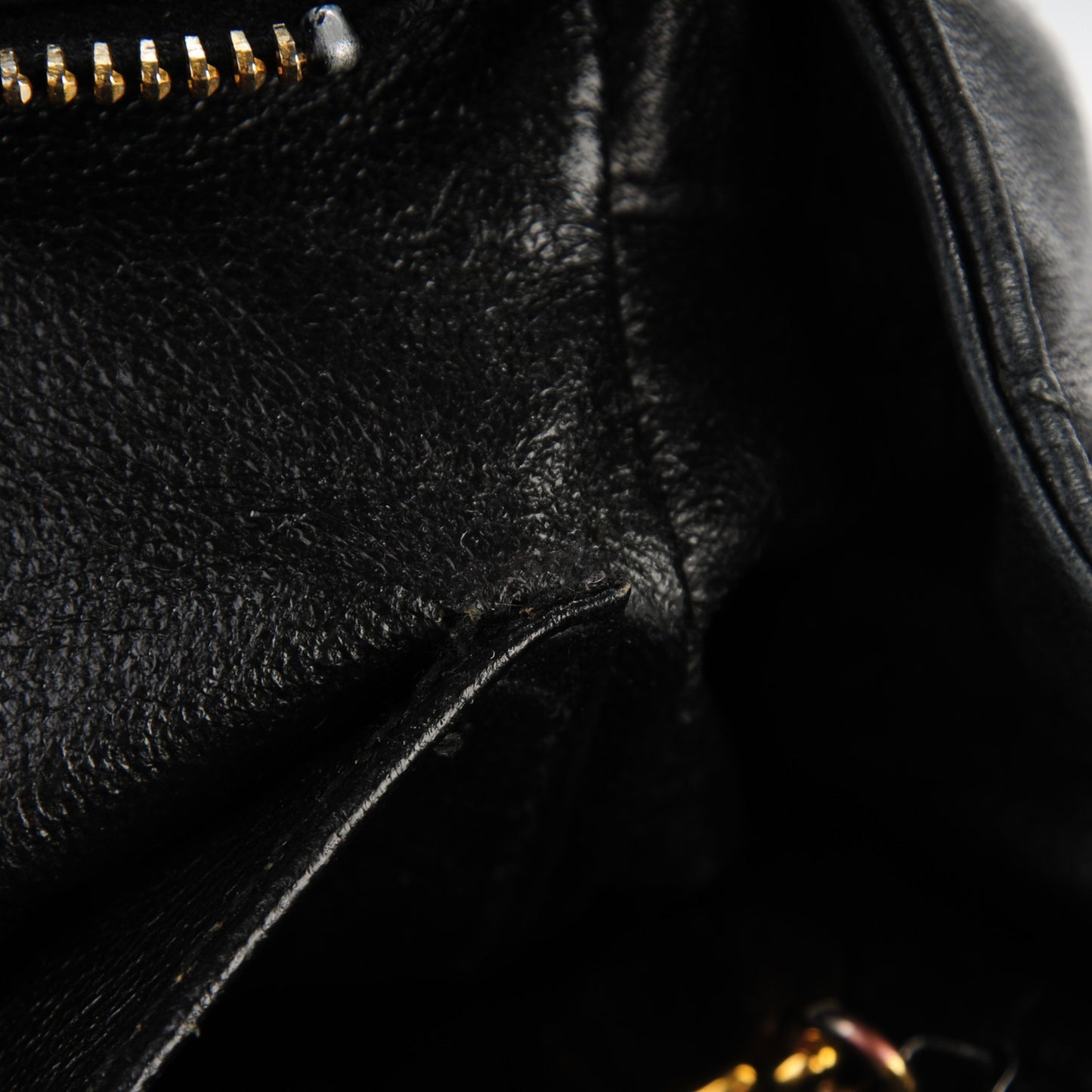 Lambskin Quilted Small Shoulder Bag Black