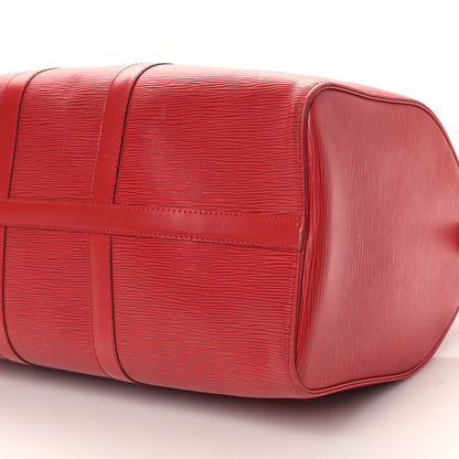 Louis Vuitton Epi Keepall 45 Castillan Red 9 of 10