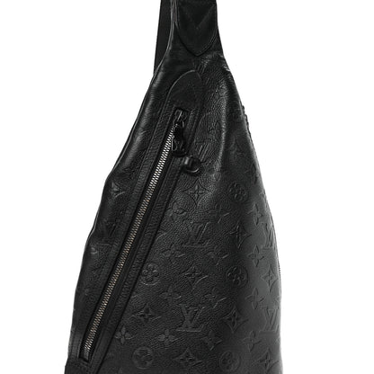 Louis Vuitton Calfskin Shadow Monogram Duo Slingbag Black 7 of 11