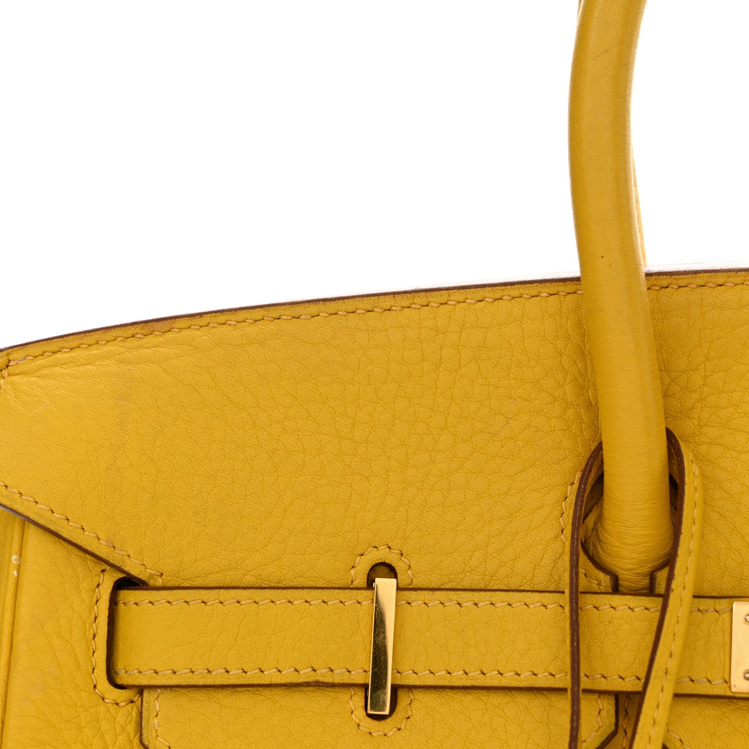 Hermes Taurillon Clemence Birkin 35 Soleil 20 of 29
