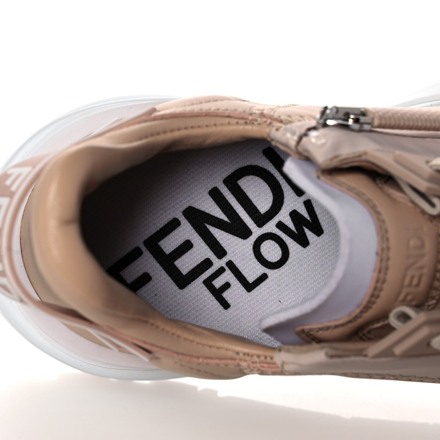 Vitello Fendi Flow Low Top Sneakers 39 Poudre