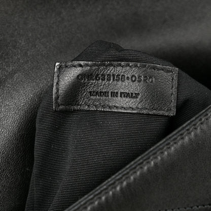 Saint Laurent Lambskin Matelasse Monogram Medium Niki Chain Satchel Black 7 of 10