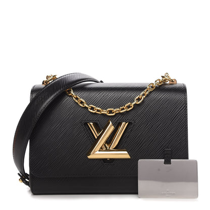 Louis Vuitton Epi Twist Shoulder Bag MM Black 1 of 10