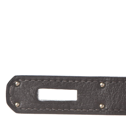 Hermes Taurillon Clemence Tri-color Kelly Retourne 35 Graphite Gris Tourterelle Gris Clair 17 of 36