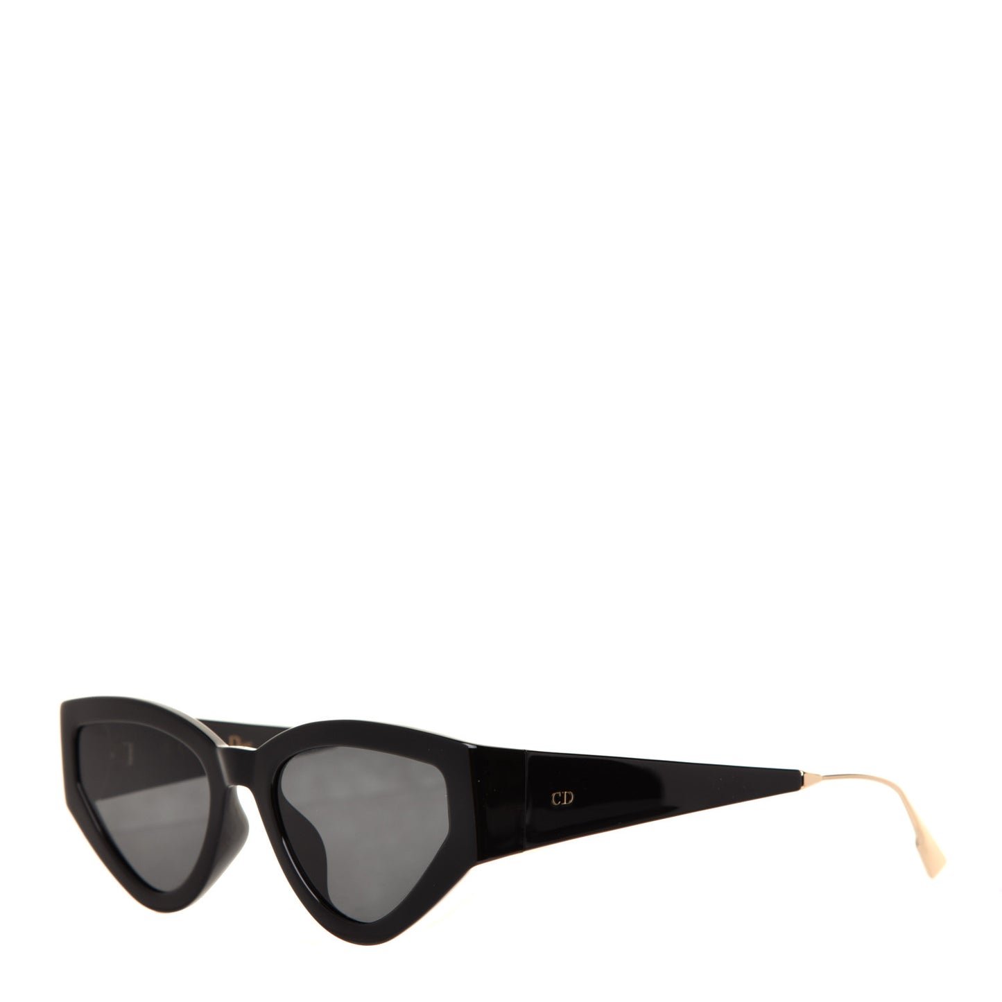 Cat Style Dior 1 Sunglasses Black