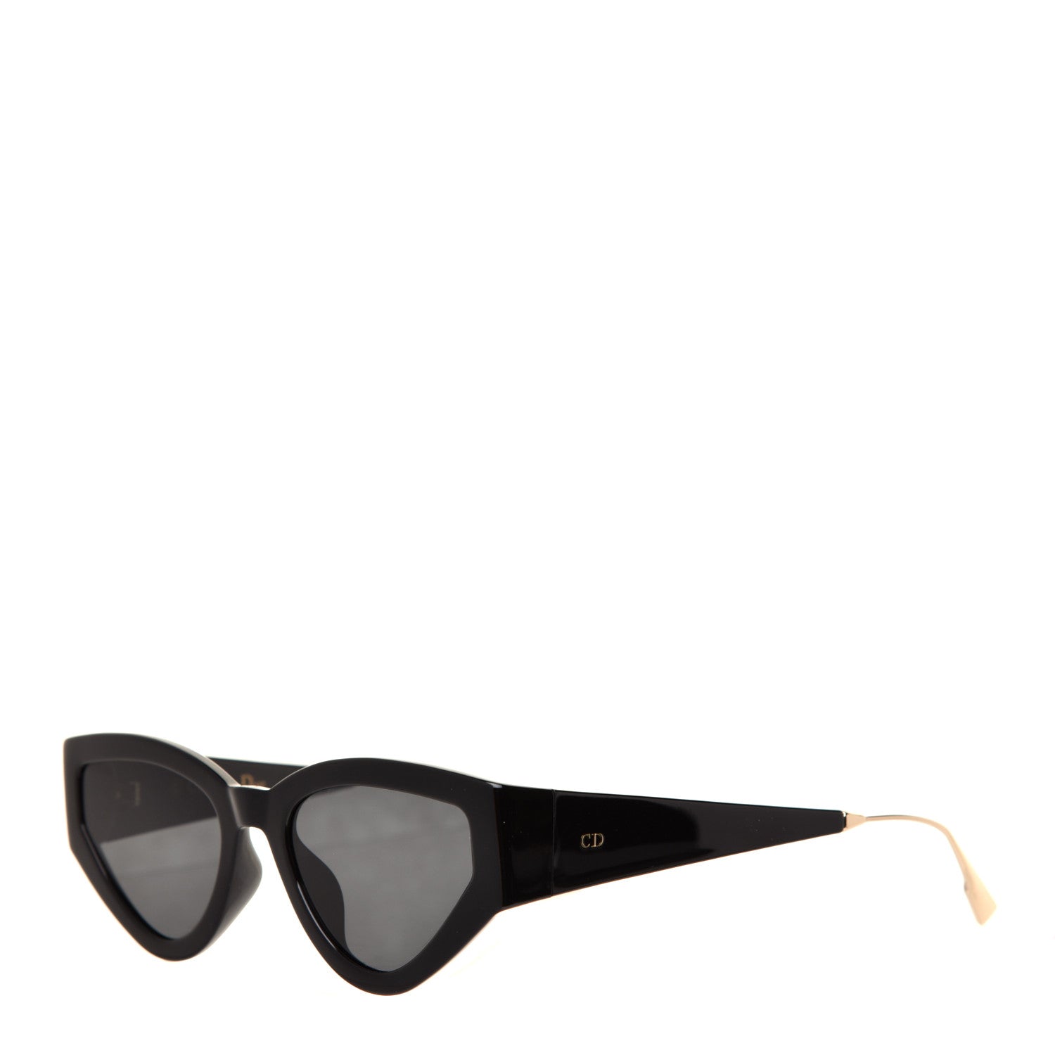 Christian Dior Cat Style Dior 1 Sunglasses Black 1 of 7