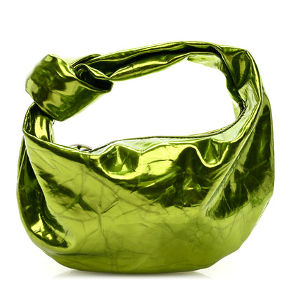 Bottega Veneta Metallic Crushed Calfskin Mini Jodie Chlorophyll 1 of 8