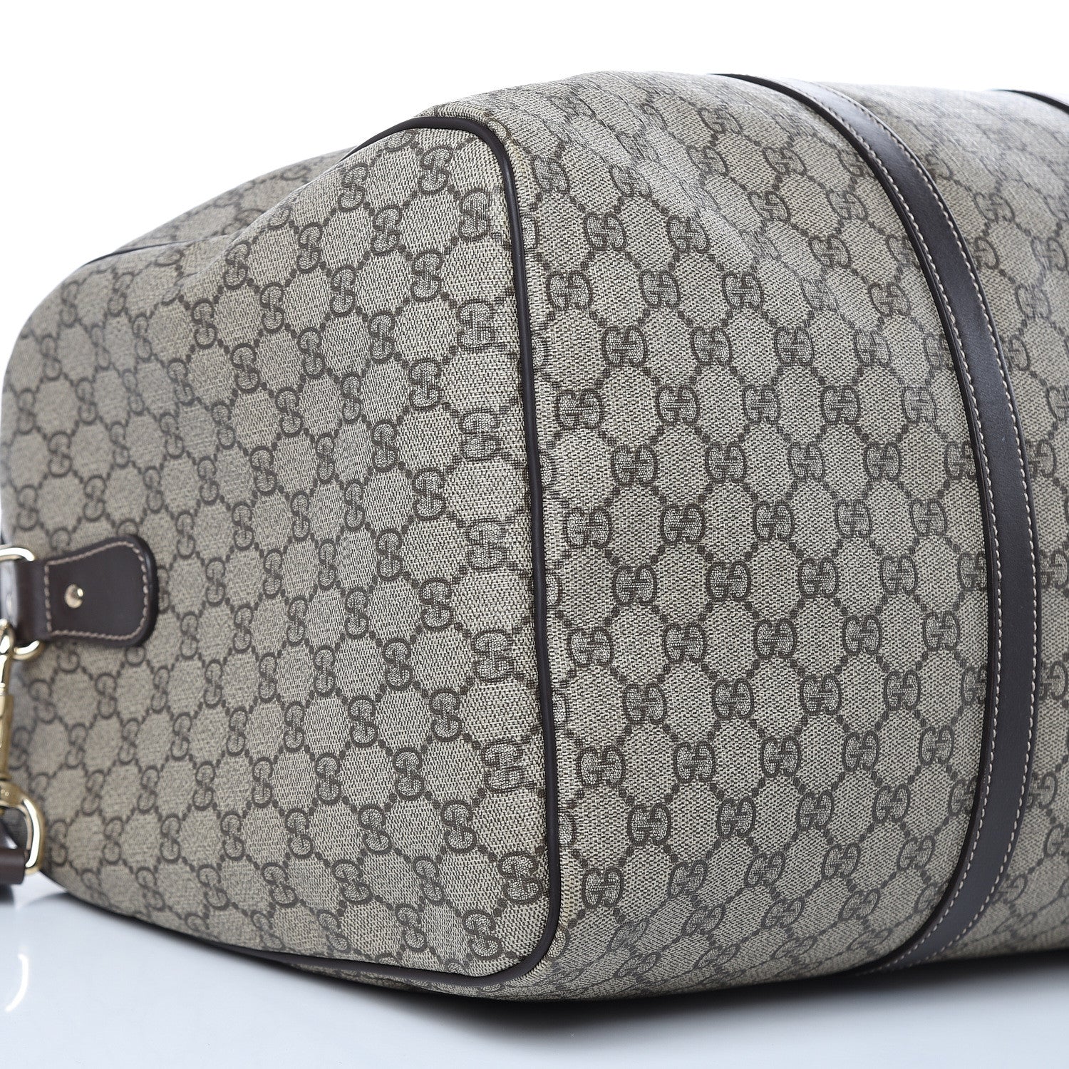 Gucci GG Plus Monogram Medium Carry On Duffle Bag Brown 8 of 21