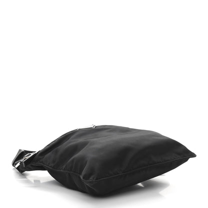 Prada Nylon Vela Flat Messenger Bag Black 4 of 9
