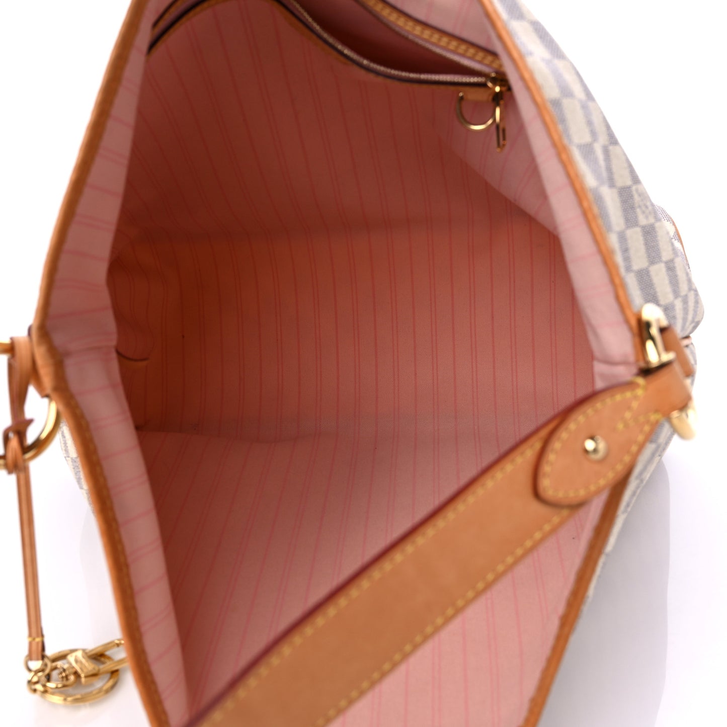 Damier Azur Delightful MM Rose Ballerine