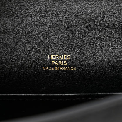 Hermes Swift Kelly Pochette Clutch Black 6 of 9