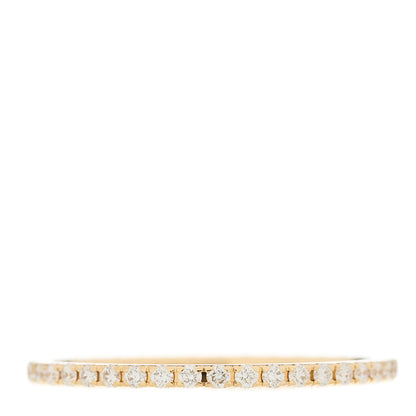 Van Cleef & Arpels 18K Yellow Gold Diamond 1.25mm Felicite Wedding Band Ring 51 5.75 4 of 5