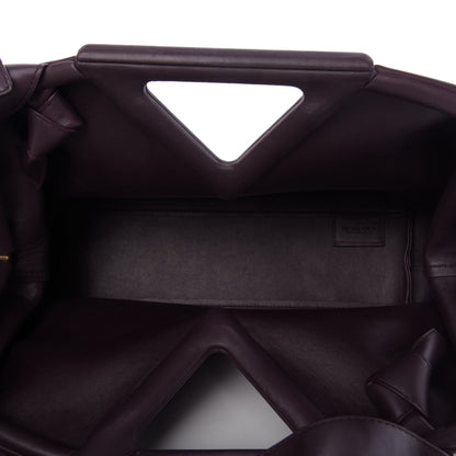 Bottega Veneta Calfskin Medium The Point Triangle Bag Grape 5 of 8