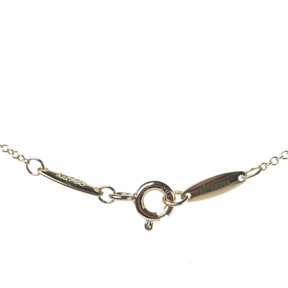 Tiffany 18K Yellow Gold Diamond .21ct Elsa Peretti Diamonds by the Yard Pendant Necklace 5 of 9