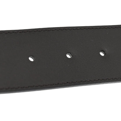 Gucci Textured Dollar Calfskin Double G 40mm Belt 85 34 Dark Cocoa 5 of 5