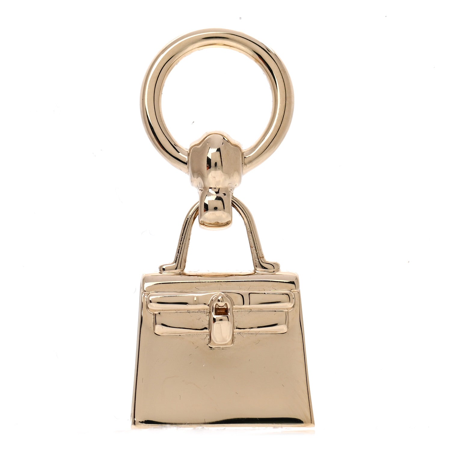 Hermes Permabrass Mini Kelly Twilly Ring 1 of 4