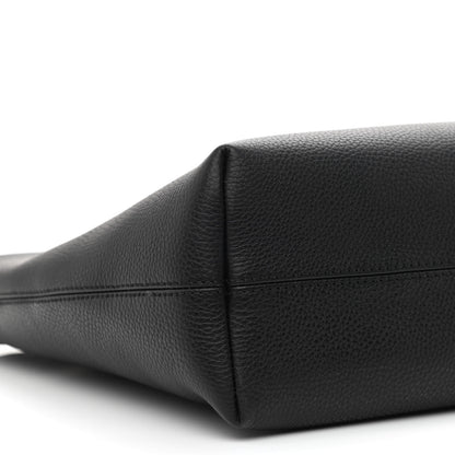 Burberry Calfskin Logo Embossed Medium Ardwell Tote Black 10 of 11