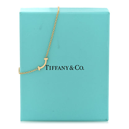 Tiffany 18K Yellow Gold Mini T Smile Bracelet 4 of 4