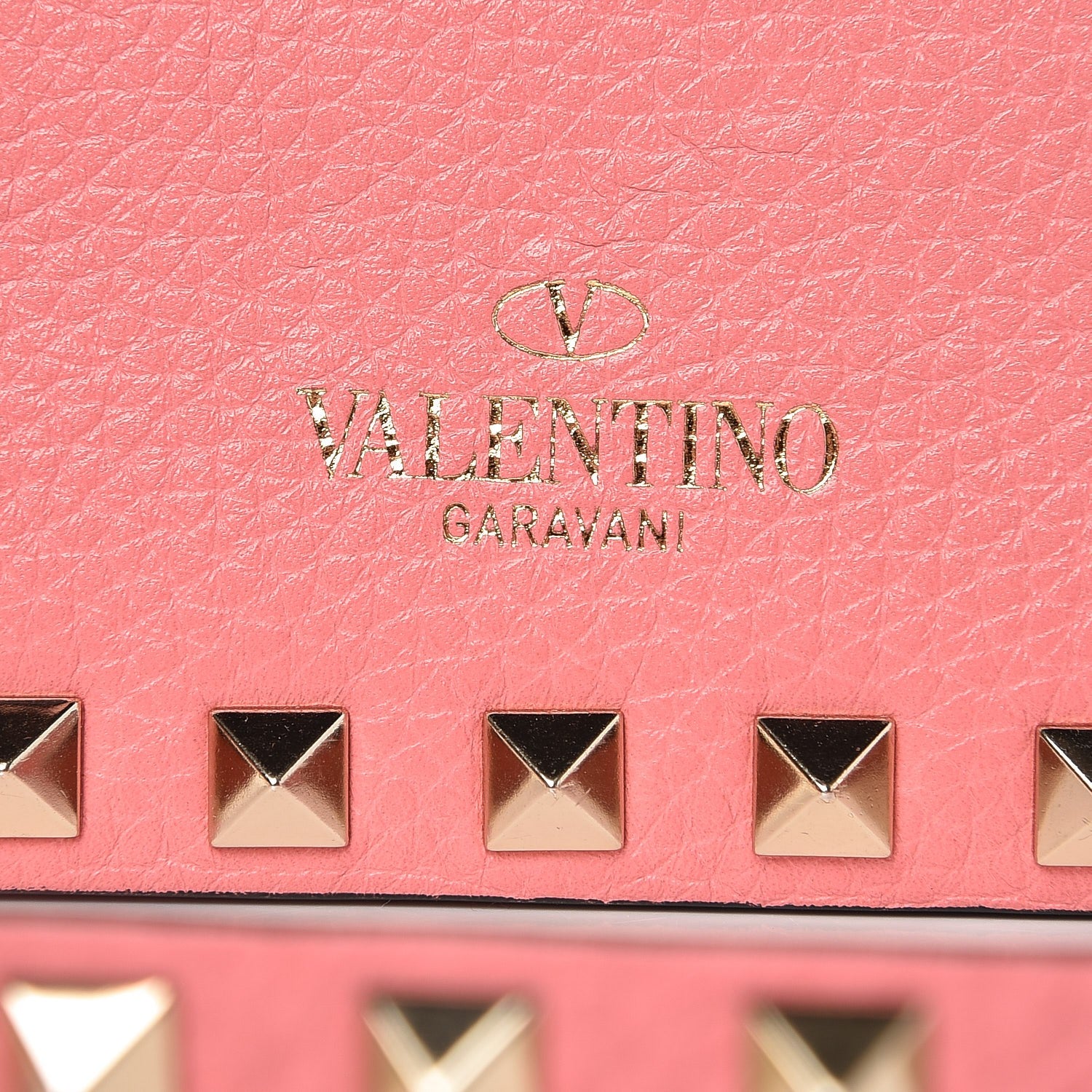 Valentino Garavani Pebbled Calfskin Rockstud Flap Crossbody Bag Paradise Rose 9 of 9