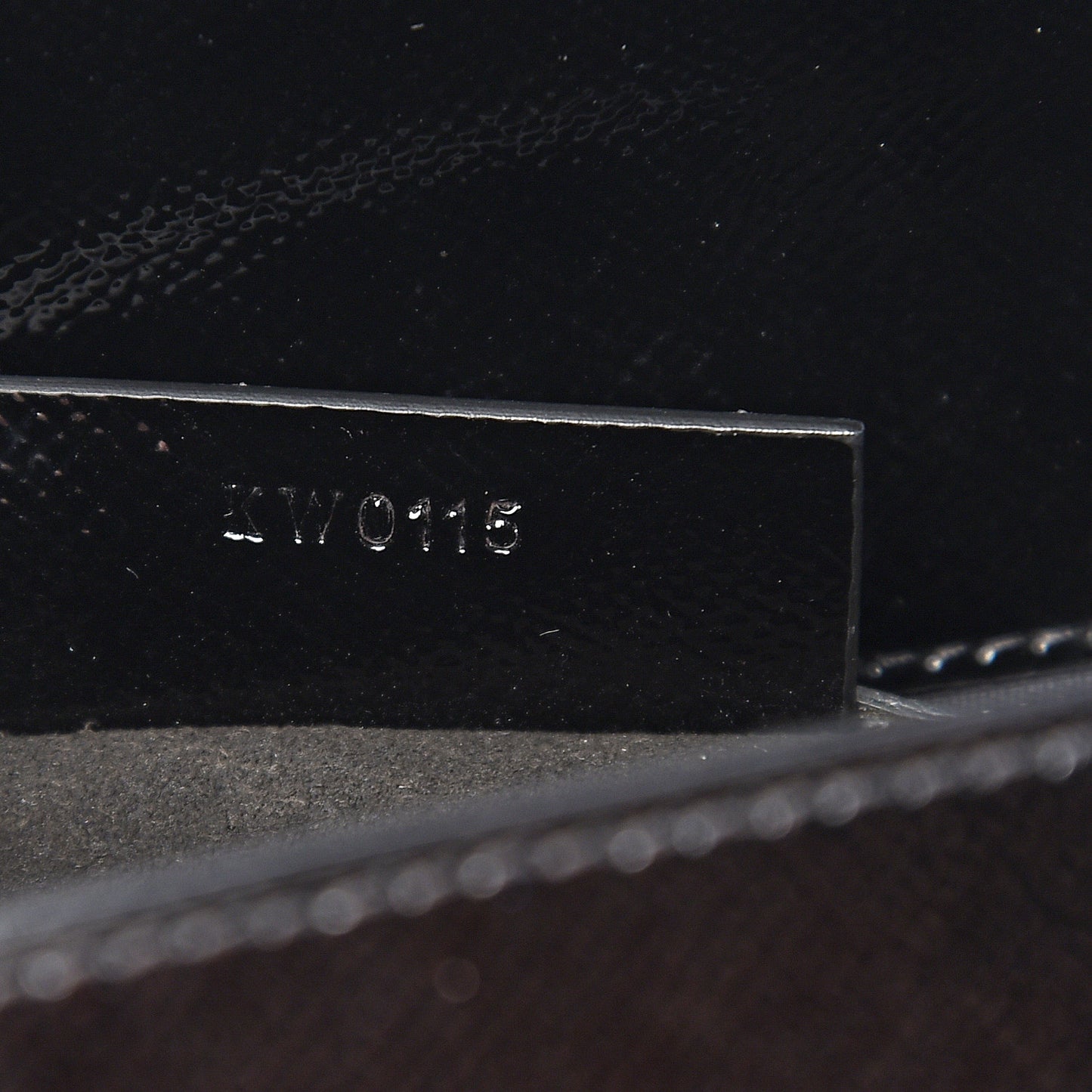 Textured Patent Calfskin Mini Pandora Box Chain Crossbody Bag Black