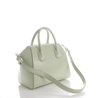Givenchy Shiny Lord Calfskin Small Antigona Aqua Green 3 of 8