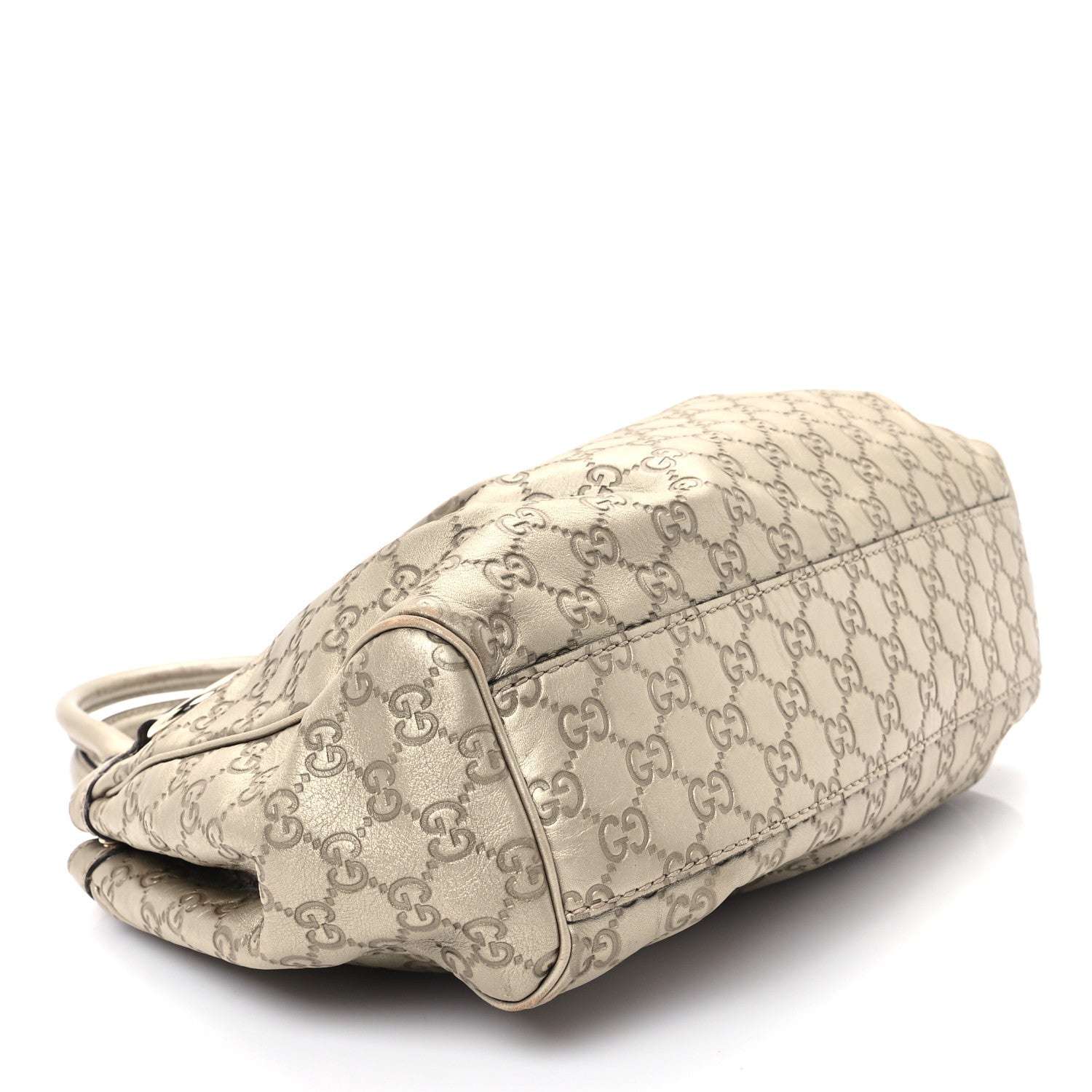 Gucci Guccissima Medium Sukey Tote Champagne 4 of 13