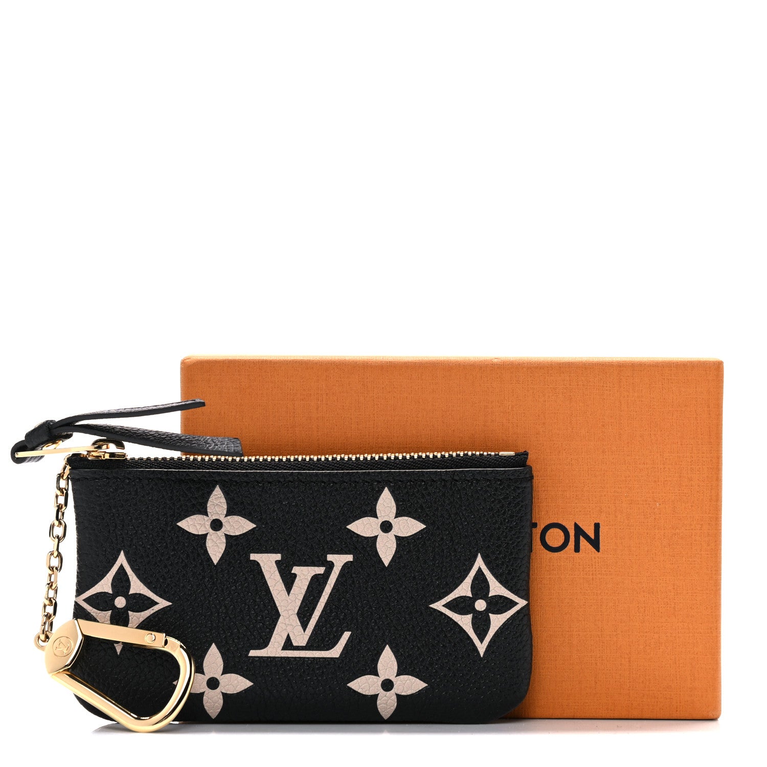 Louis Vuitton Empreinte Monogram Giant Key Pouch Black Beige 7 of 7
