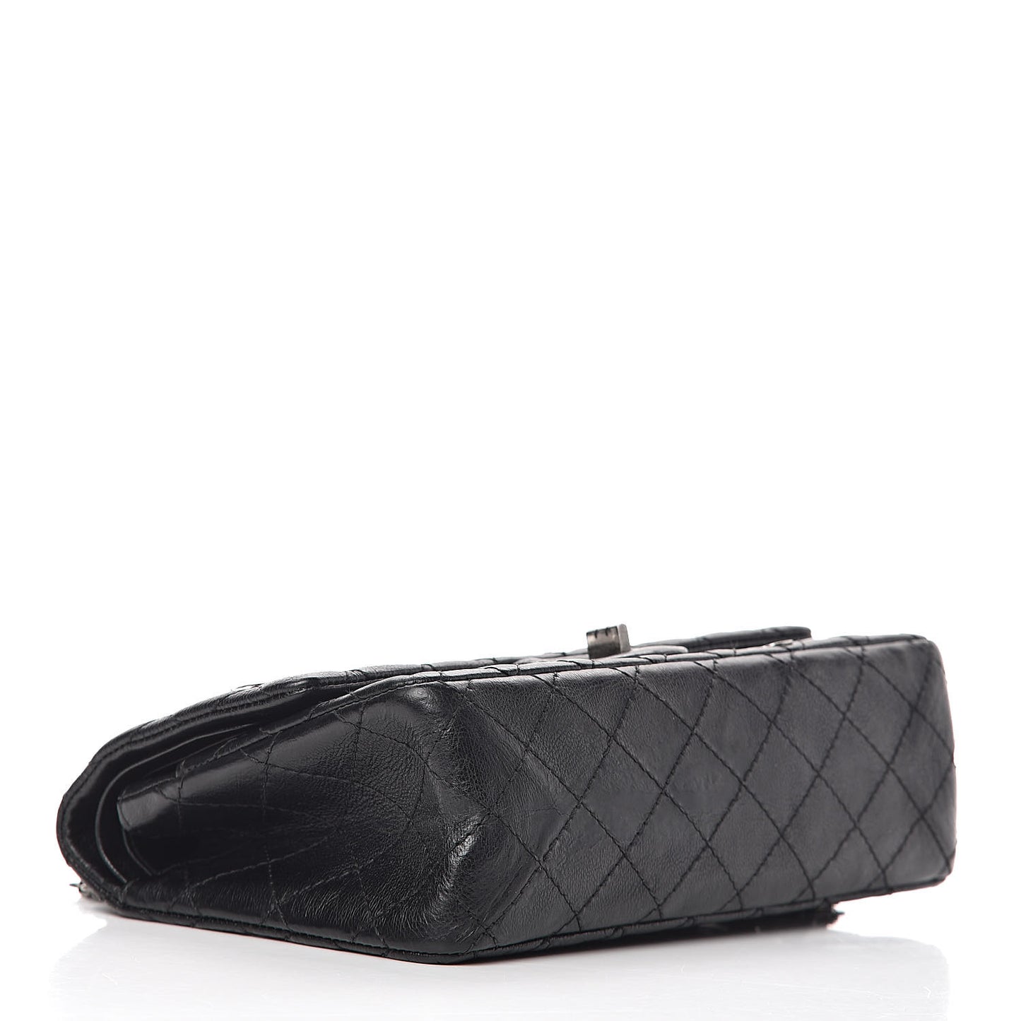 Calfskin Quilted Spoon Charms Brasserie 2.55 Reissue 225 Flap Black