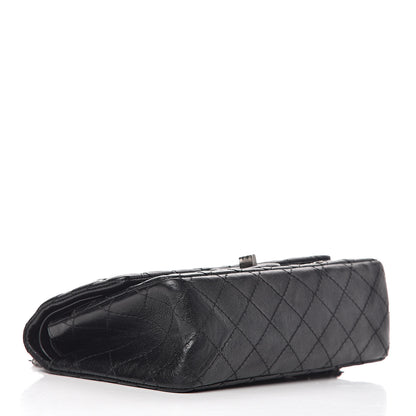 Chanel Calfskin Quilted Spoon Charms Brasserie 2.55 Reissue 225 Flap Black 5 of 13
