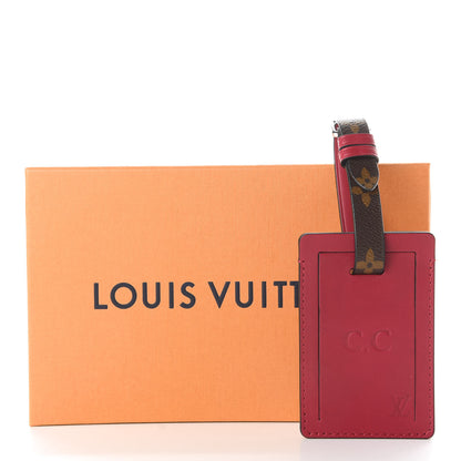 Louis Vuitton Calfskin Monogram Luggage Tag Fuchsia 5 of 5