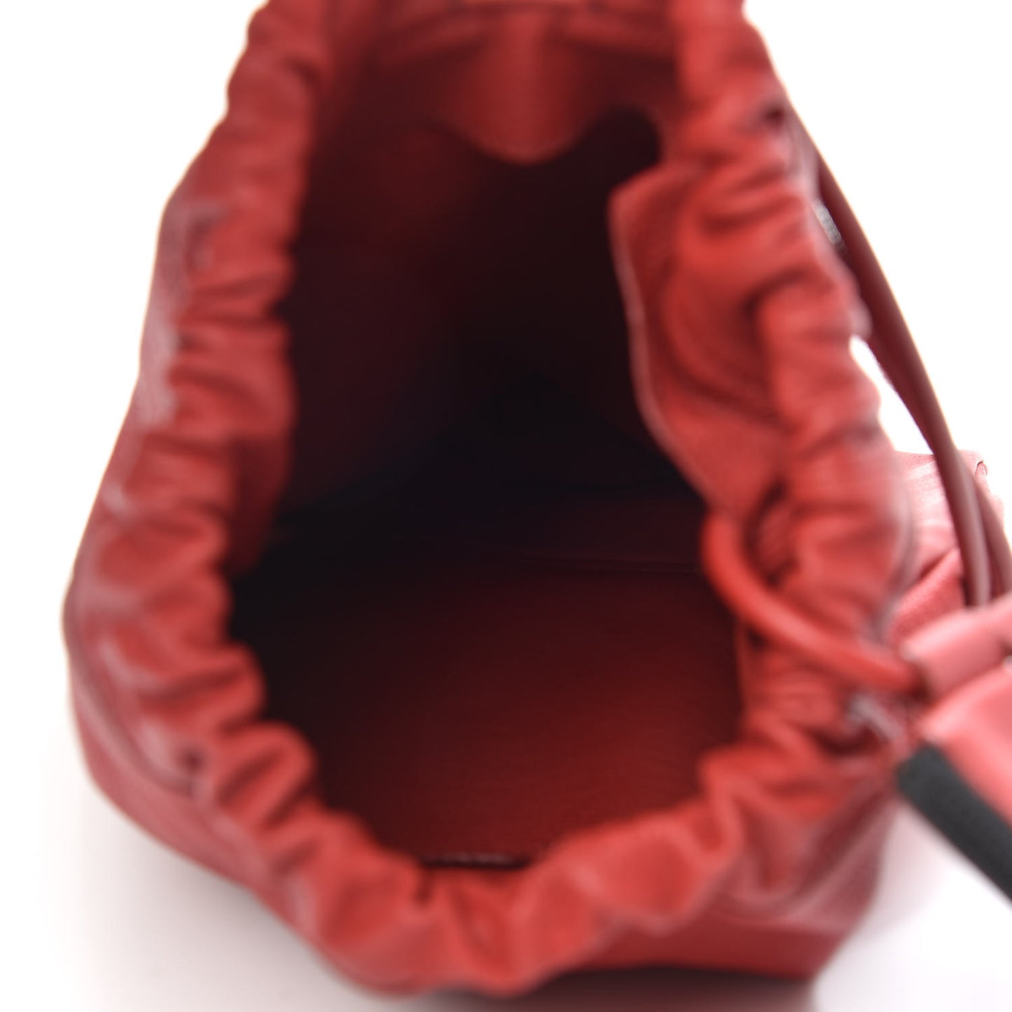 Prorsum Calfskin Drawstring Baby Duffle Red