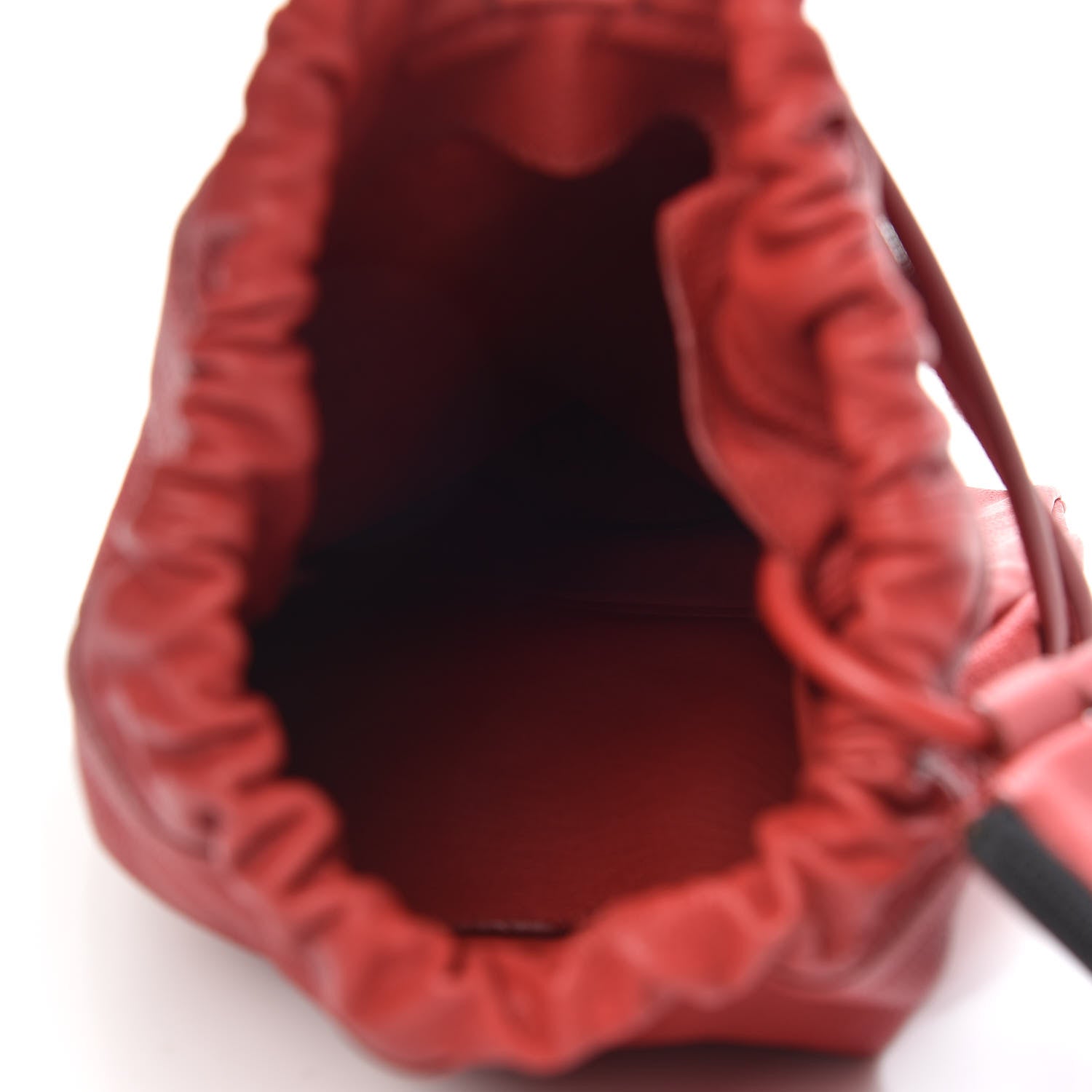 Burberry Prorsum Calfskin Drawstring Baby Duffle Red 4 of 10