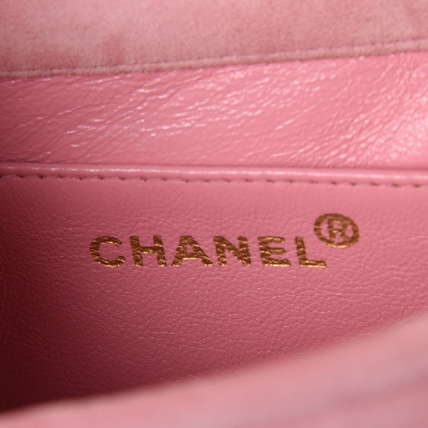 Chanel Suede Horizontal Quilted Mini Flap Pink 6 of 8