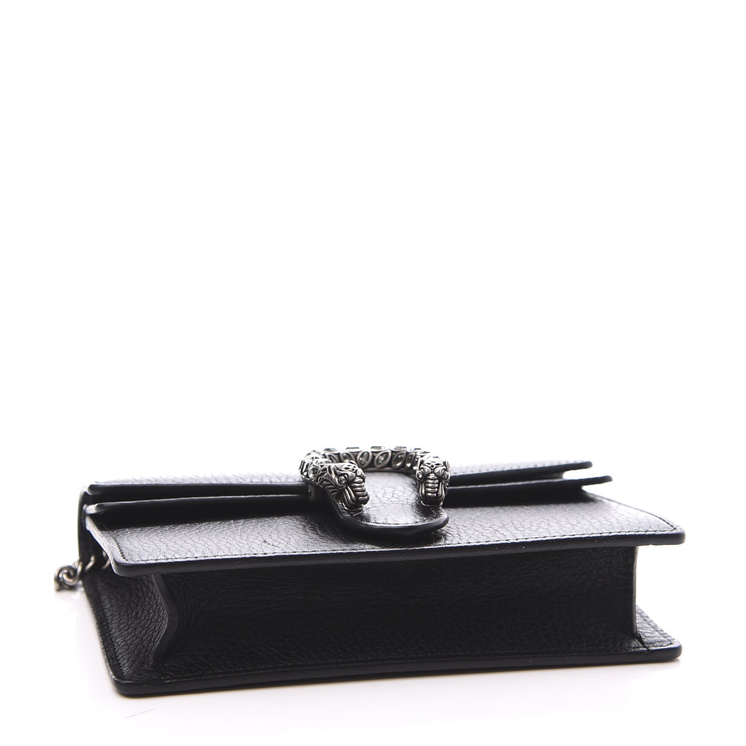 Gucci Calfskin Super Mini Dionysus Shoulder Bag Black 3 of 8