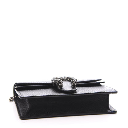 Gucci Calfskin Super Mini Dionysus Shoulder Bag Black 3 of 8
