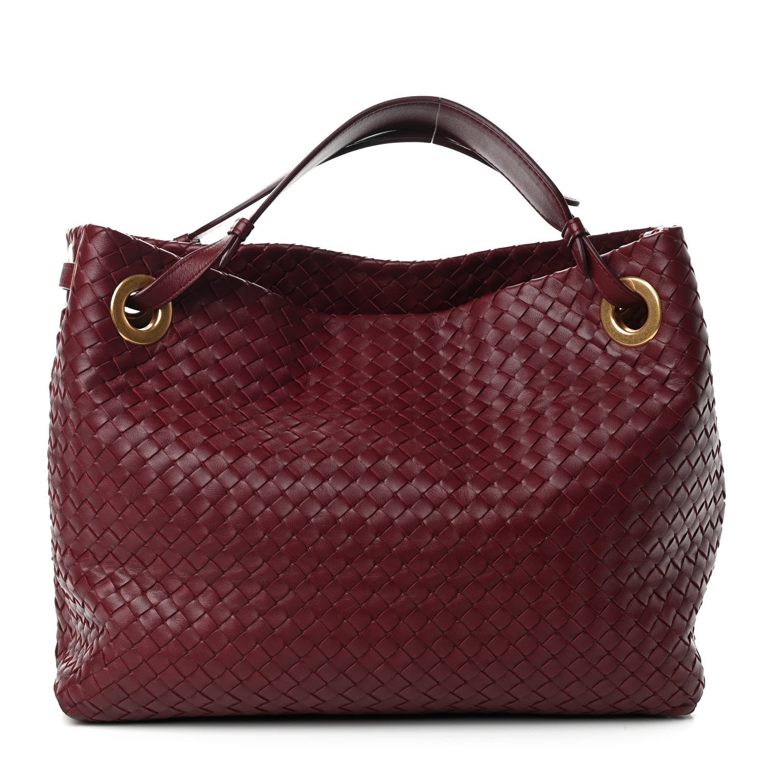 Bottega Veneta Nappa Intrecciato Medium Garda Bag Dark Red 1 of 9