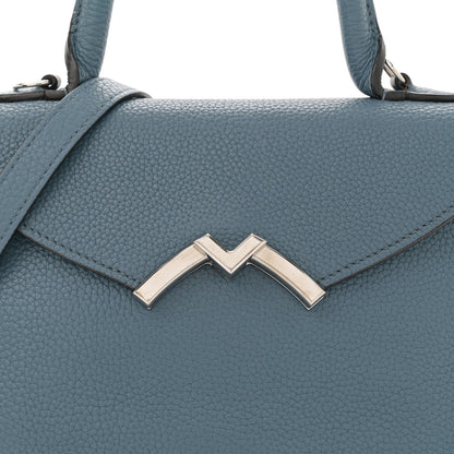 Moynat Taurillon Blush Gabrielle PM Blue 8 of 12